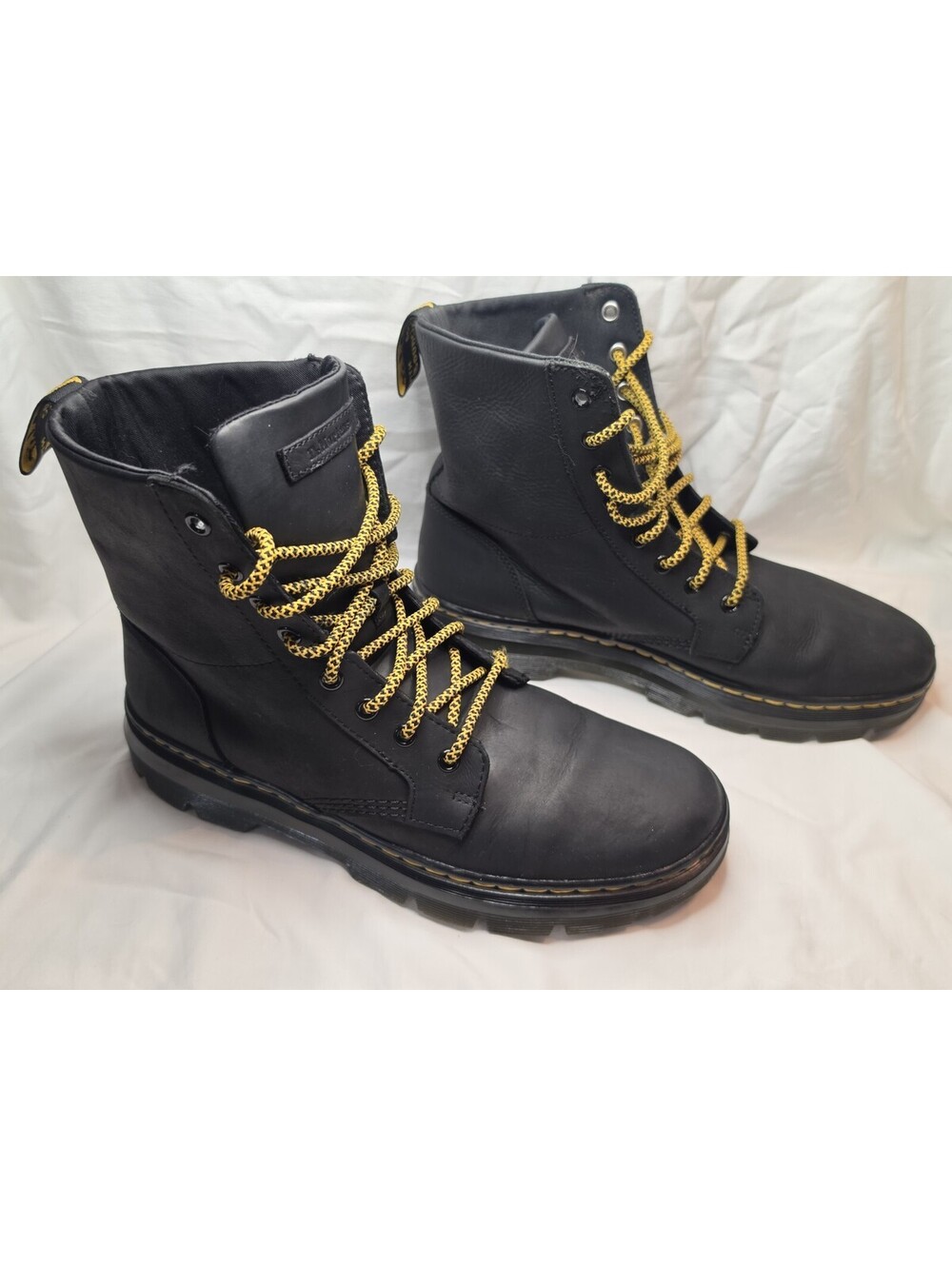 Dr. Martens Combs Black Wyoming Leather Casual Combat Boots Mens Size 11